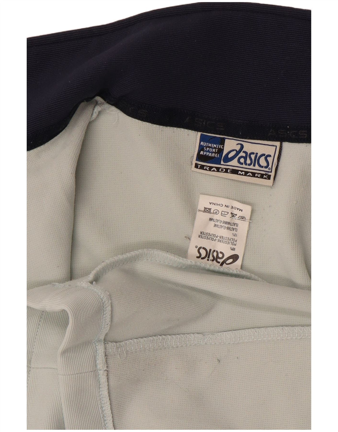 Giacca da tuta da donna ASICS UK 14 Poliestere color block bianco medio