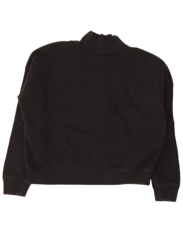 Felpa grafica oversize da donna Jack Wills UK 12 media nera