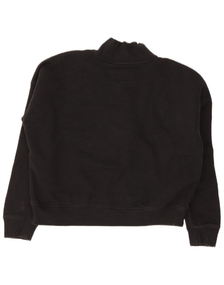 Felpa grafica oversize da donna Jack Wills UK 12 media nera