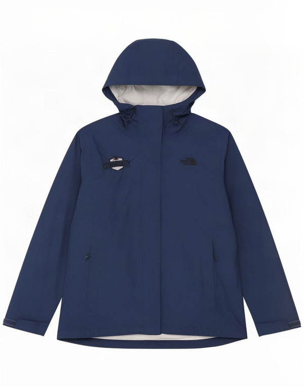 Giacca antipioggia con cappuccio da donna The North Face UK 16 Large Blu Navy
