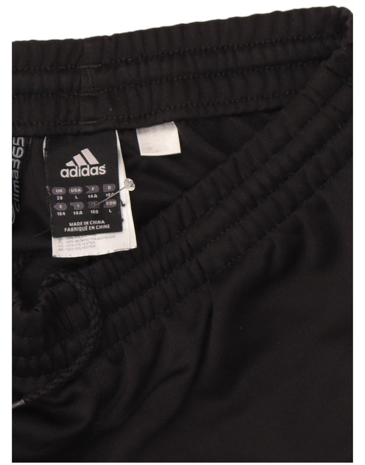 Pantaloni della tuta da ragazzo Adidas 13-14 anni in poliestere nero