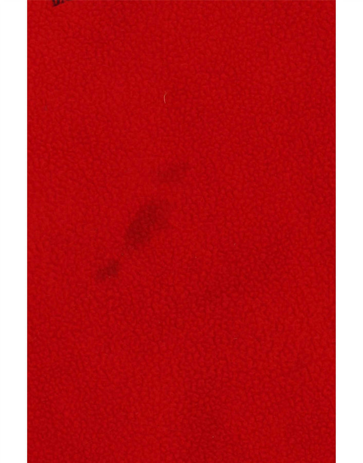 Maglione in pile da uomo con zip e collo Daniel Hechter XL rosso