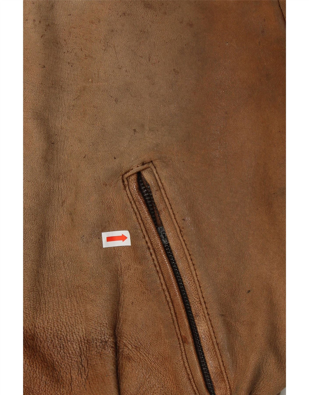 Giacca in pelle da uomo Schuh UK 42 XL in pelle marrone