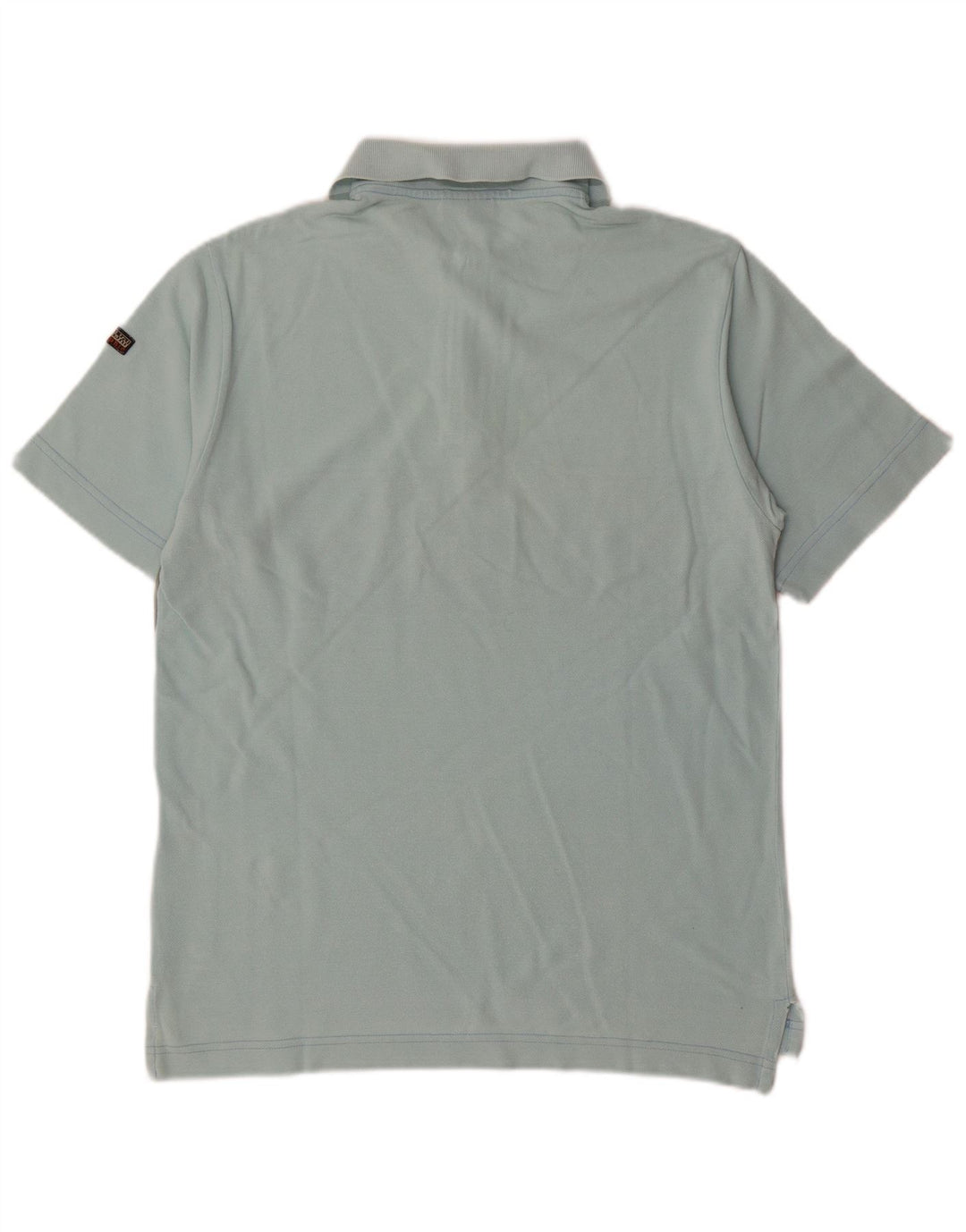 Polo geografica da uomo NAPAPIJRI piccola in cotone color block blu