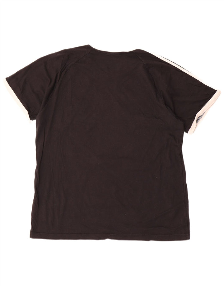 T-shirt da uomo Adidas Top XL in cotone nero