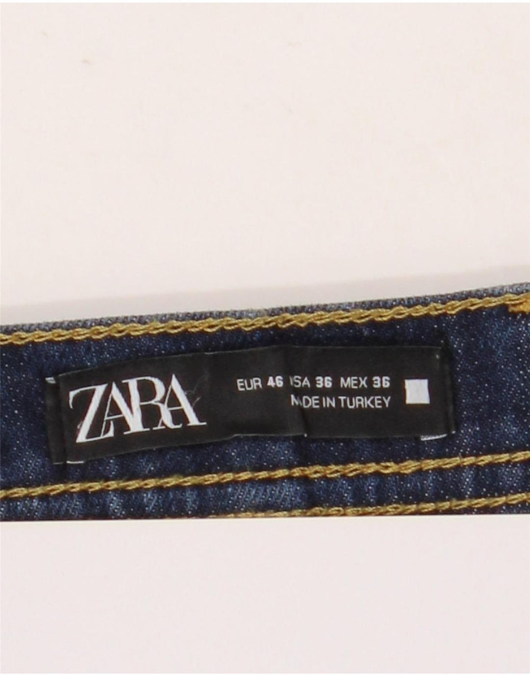 Jeans affusolati da uomo Zara EU 46 XL W36 L29 Blu