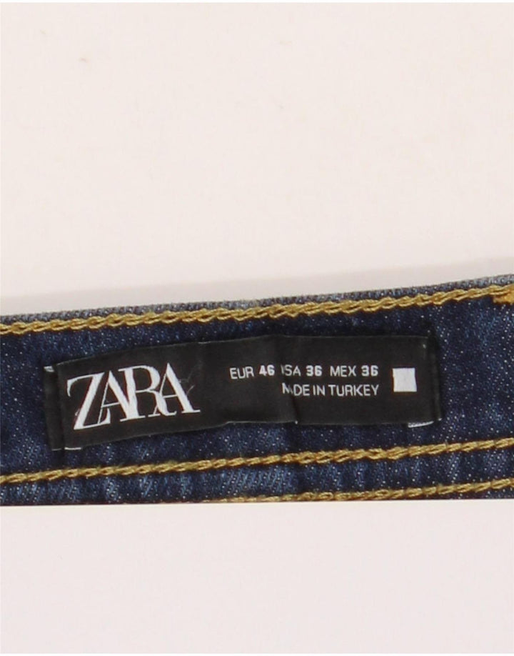 Jeans affusolati da uomo Zara EU 46 XL W36 L29 Blu