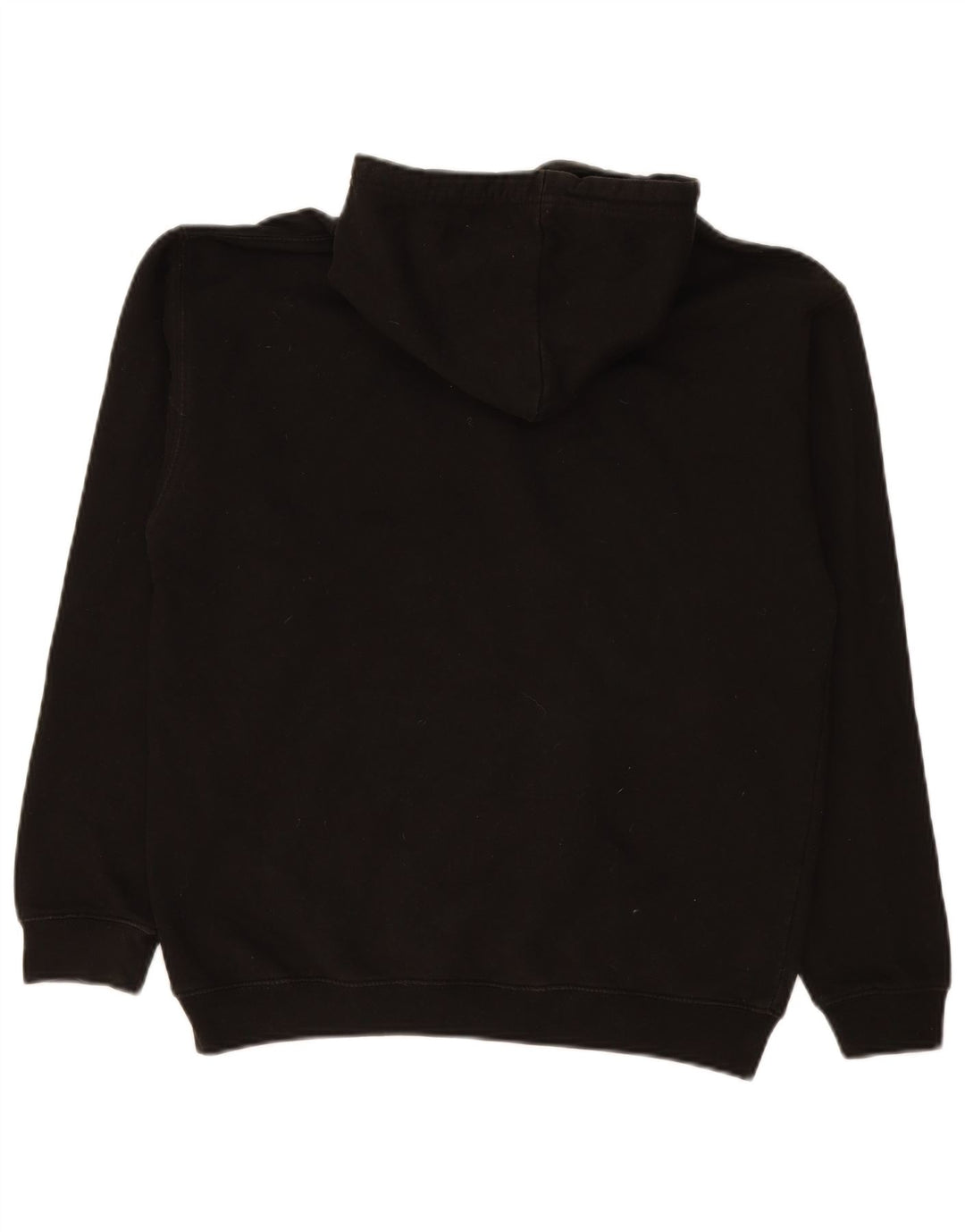 Maglione con cappuccio grafico Nirvana vintage da uomo in cotone nero medio