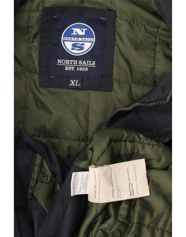 Giacca a vento da uomo North Sails UK 42 XL Poliestere blu navy