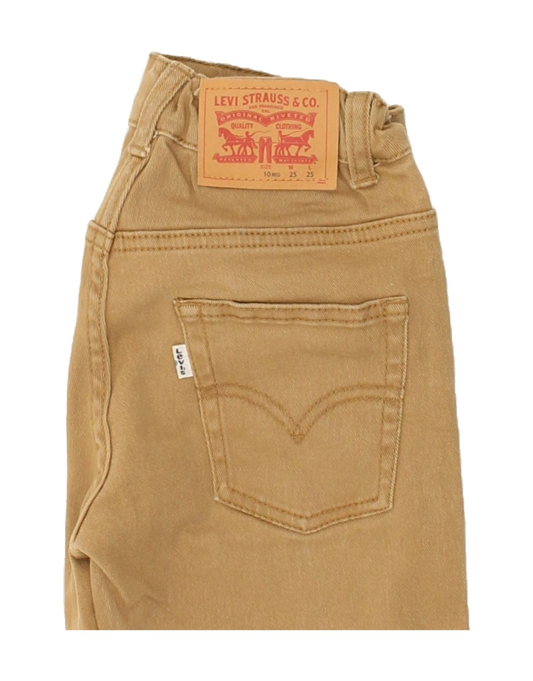 LEVI'S Boys 511 Slim Jeans 9-10 Years W25 L25 Brown Cotton Vintage Levi's and Second-Hand Levi's from Messina Hembry 