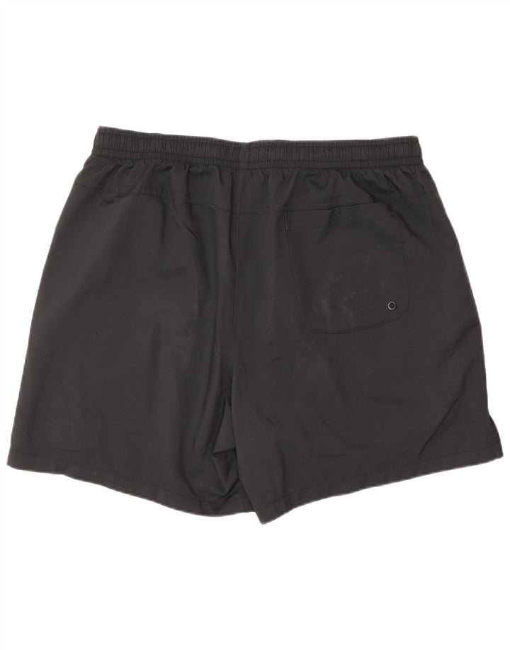 Pantaloncini da bagno Nike da uomo grandi in poliestere nero
