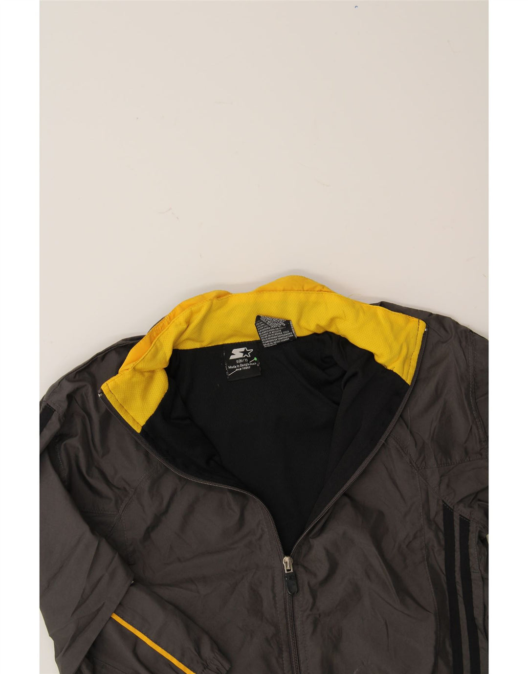 STARTER Boys Tracksuit Top Jacket 6-7 Years Small  Grey Polyester Vintage Starter and Second-Hand Starter from Messina Hembry 