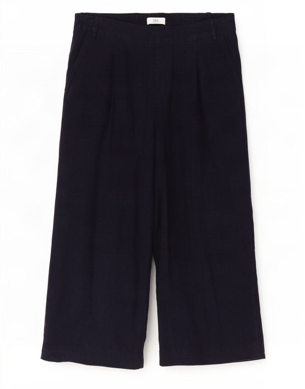 Pantaloni Capri da donna Marks & Spencer UK 14 Large W33 L23 Blu Navy