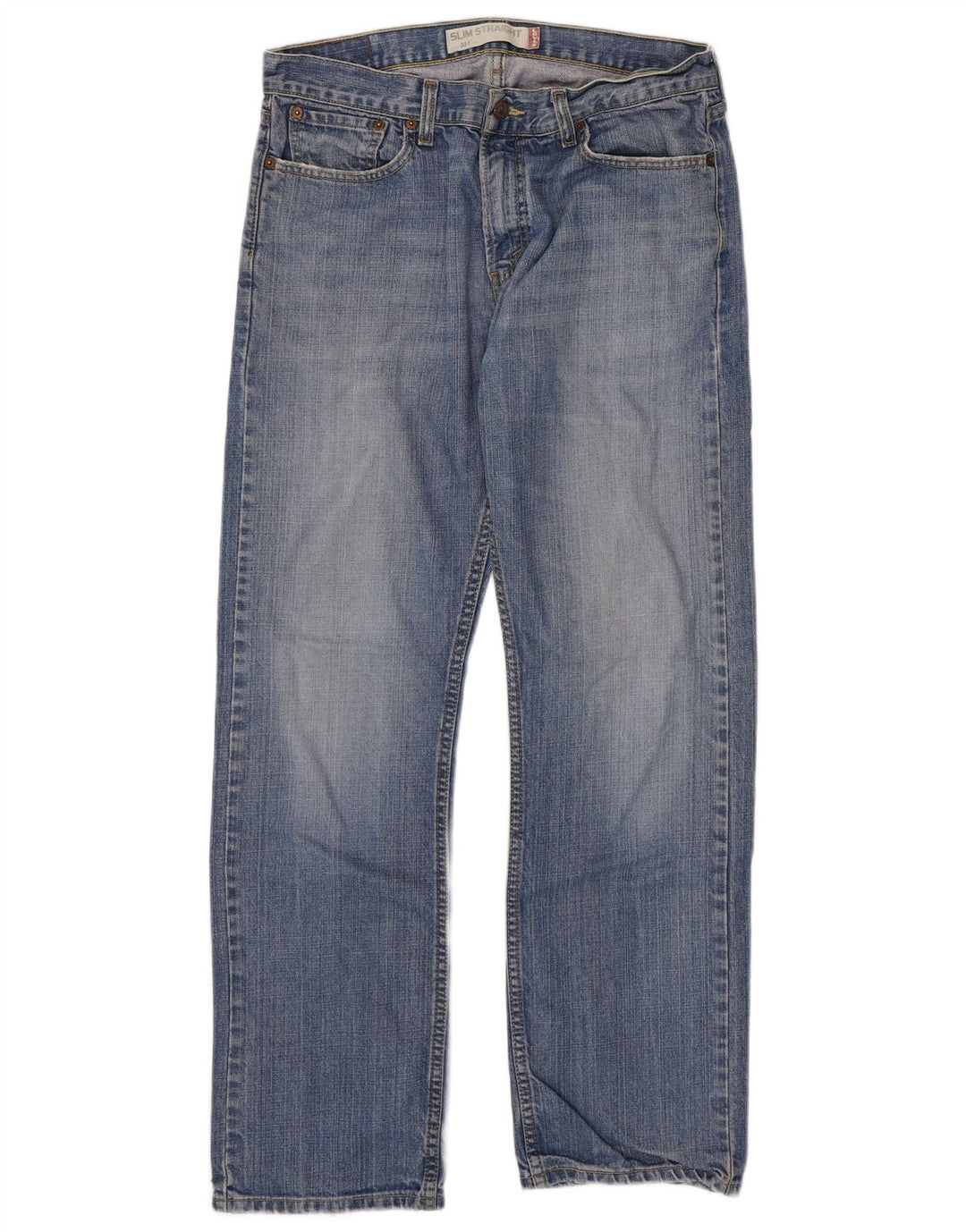 Levi's Uomo 514 Jeans dritti slim W33 L32 Cotone blu