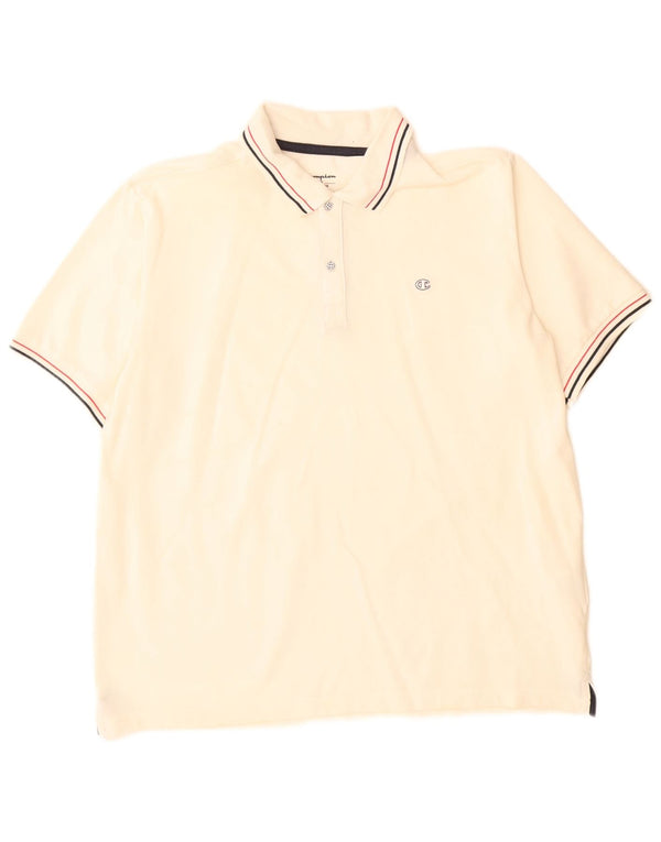 Polo Champion da ragazzo 13-14 anni XL in cotone bianco