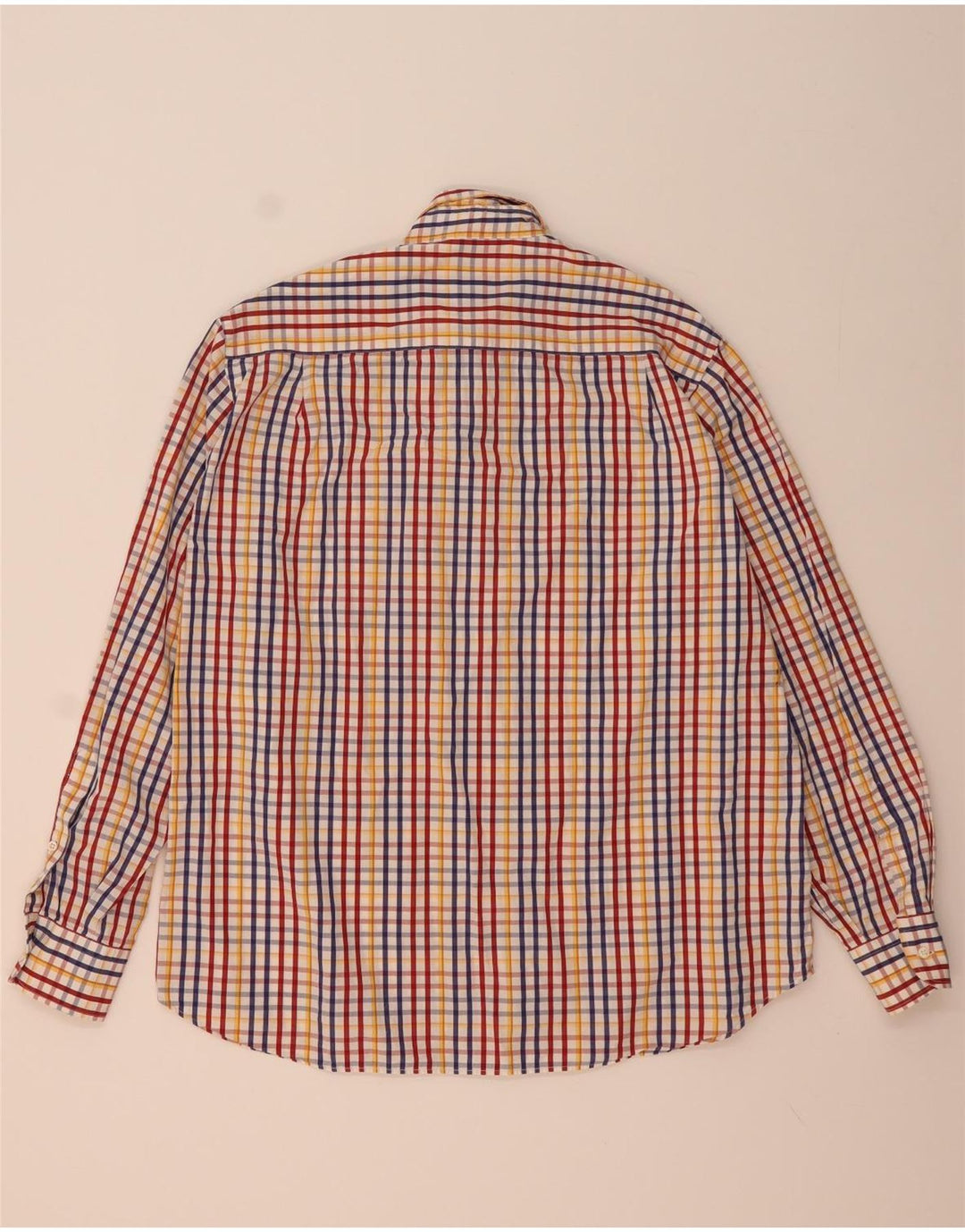 Camicia da uomo Paul & Shark taglia 42 grande motivo a quadri multicolore