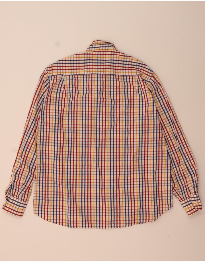 Camicia da uomo Paul & Shark taglia 42 grande motivo a quadri multicolore