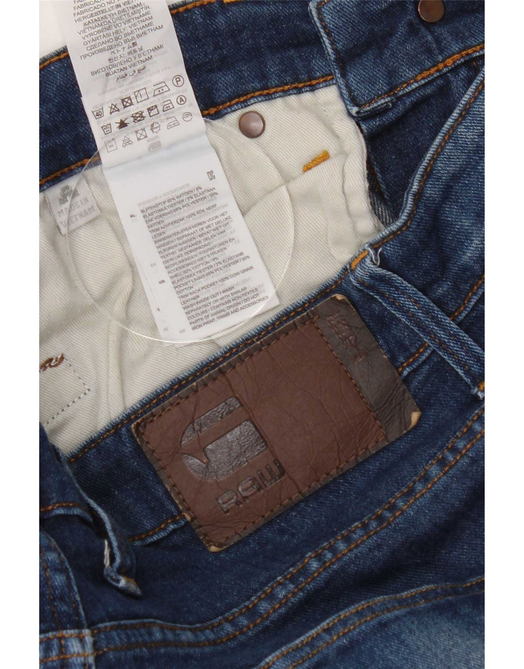 Jeans G-Star Revend Super Slim da uomo W32 L30 in cotone blu