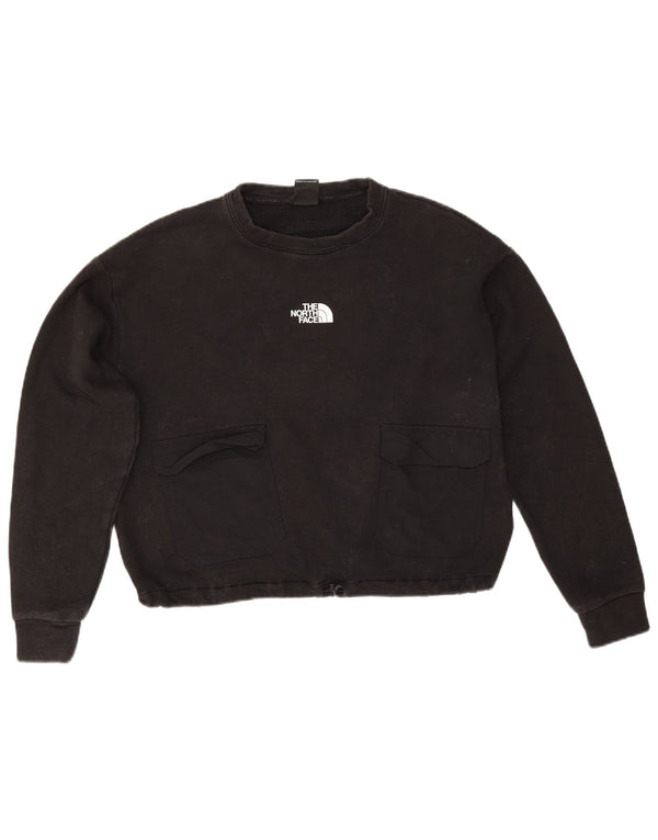 Felpa corta da donna The North Face UK 16 grande cotone nero