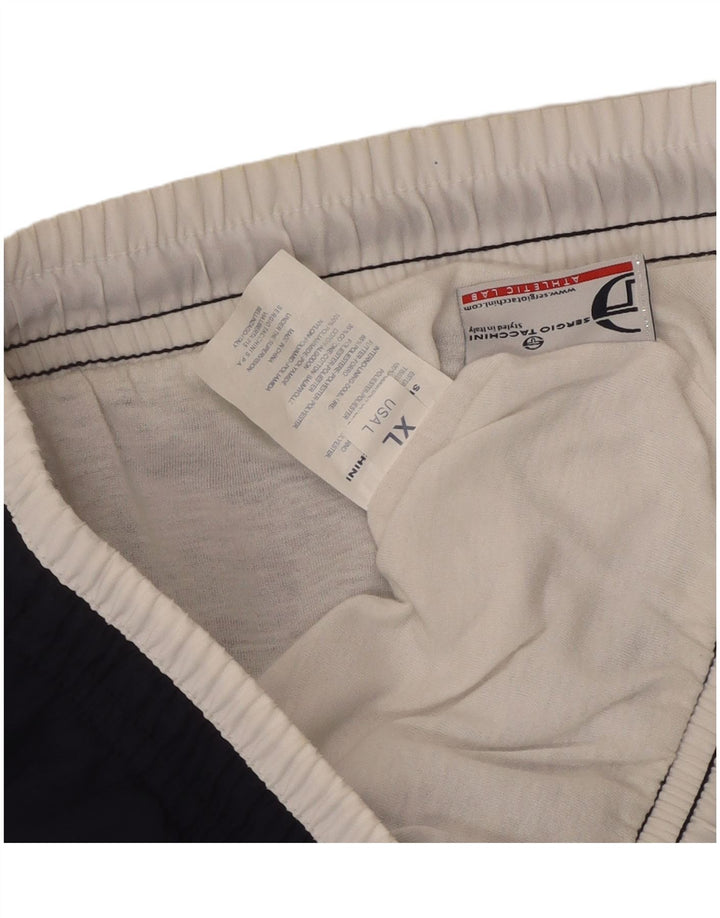Sergio Tacchini Pantaloni da tuta da uomo Joggers XL Blu Navy Poliestere