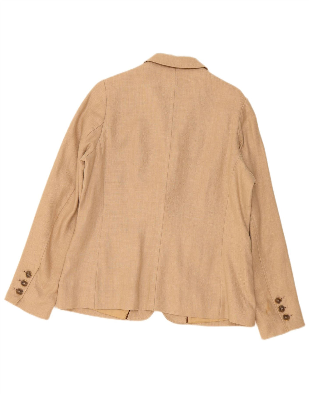 Giacca blazer da donna Marks & Spencer Autograph a 1 bottone UK 14 grande Beige
