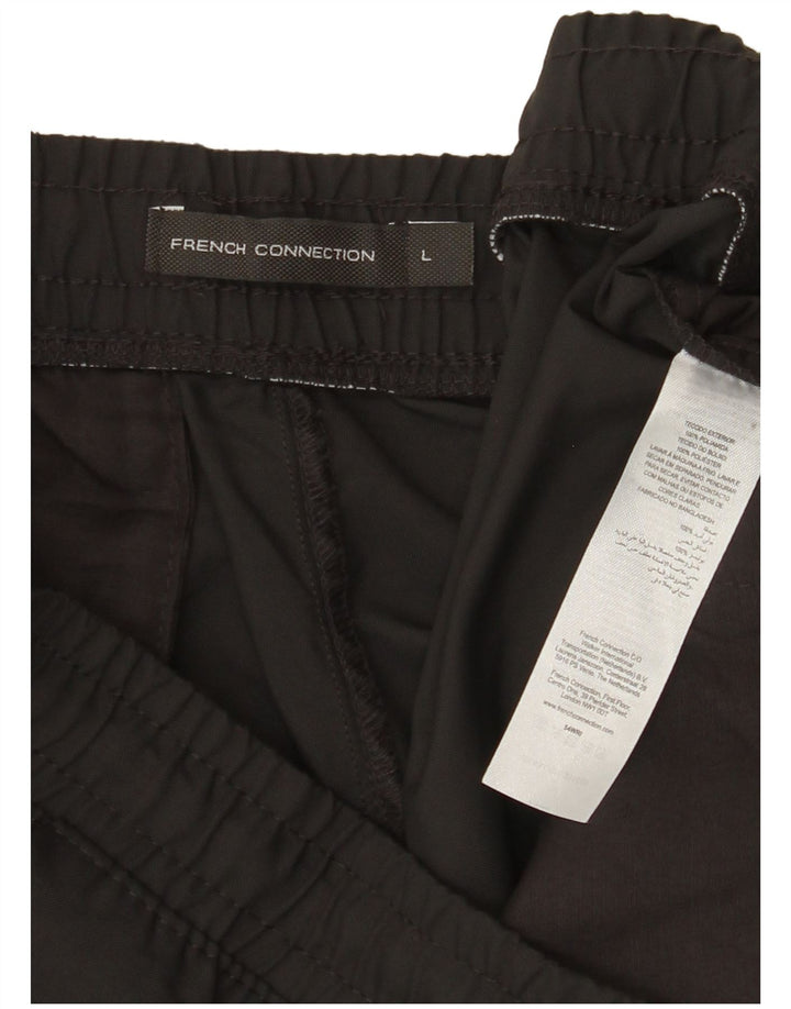 FRENCH CONNECTION Pantaloni chino da jogging da donna grandi W34 L29 grigi