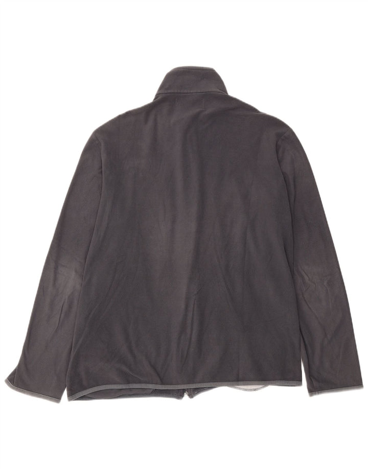 KAPPA Mens Fleece Jacket UK 42 XL Grey Polyester