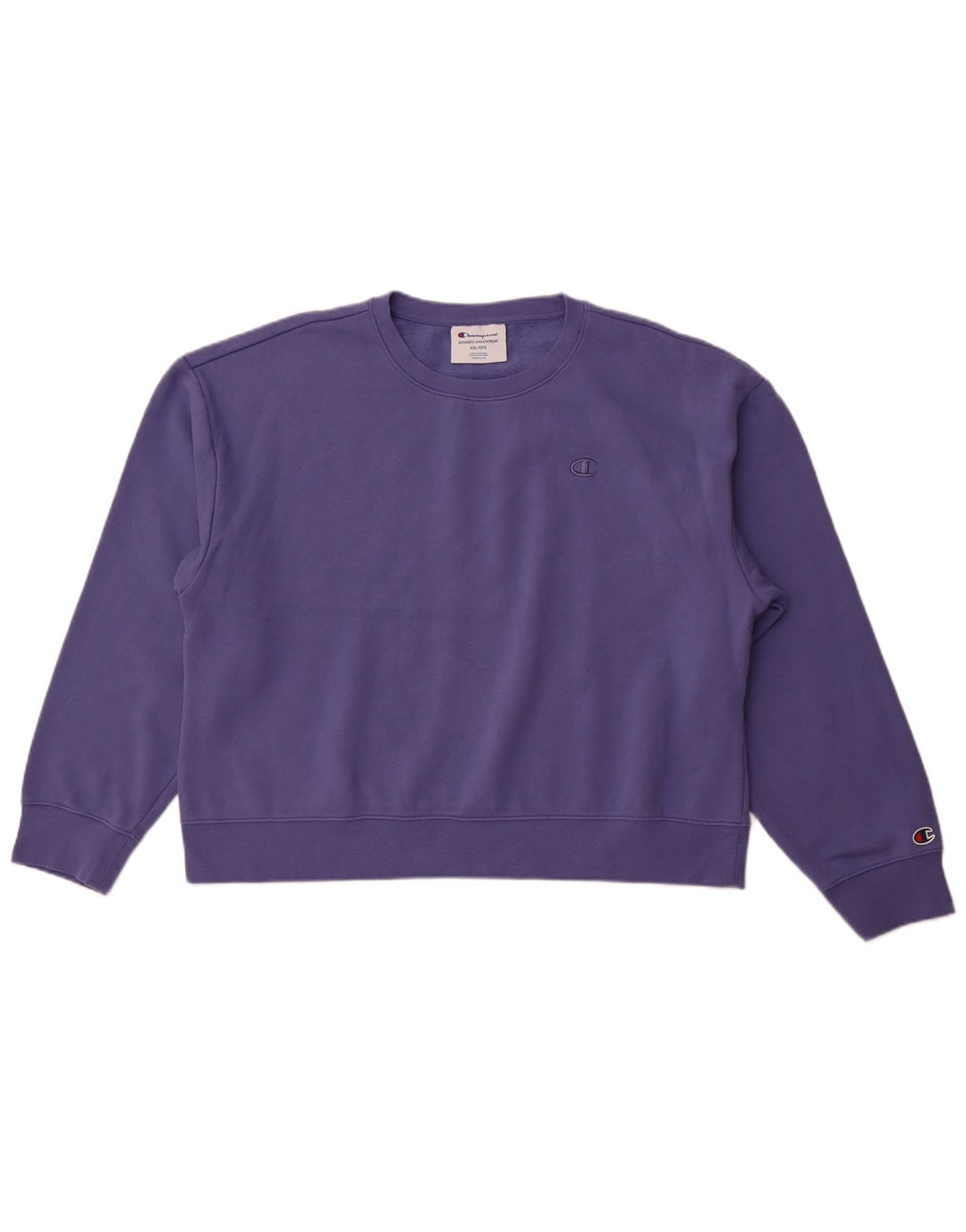 Felpa da donna CHAMPION Maglione UK 20 2XL Cotone viola