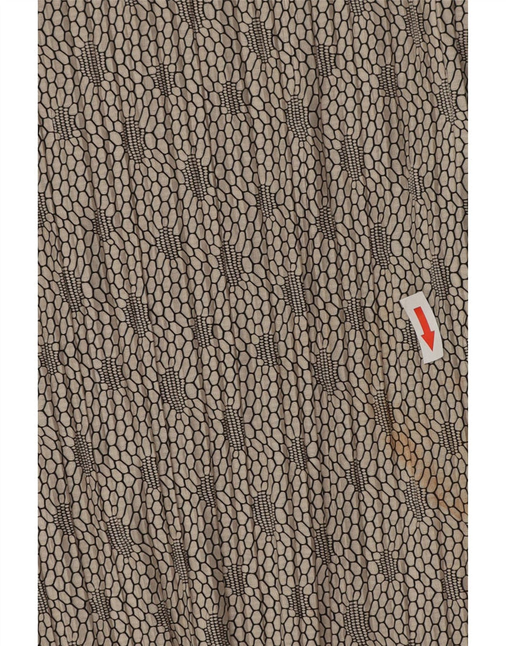 Camicetta oversize a maniche lunghe da donna Zara UK 14 Grigio medio geometrico