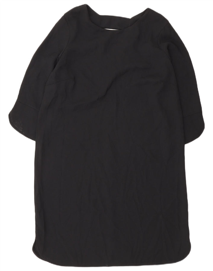 Abito da tenda Marks & Spencer da donna con maniche a 3/4 UK 14 Grande poliestere nero