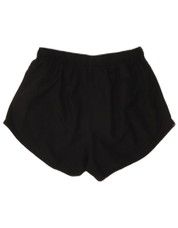 Pantaloncini sportivi Nike da donna vestibilità ampia UK 10 piccoli sportivi in poliestere nero