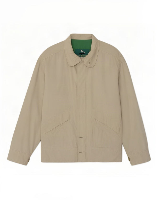 Giubbotto bomber da uomo vintage UK 38 cotone beige medio