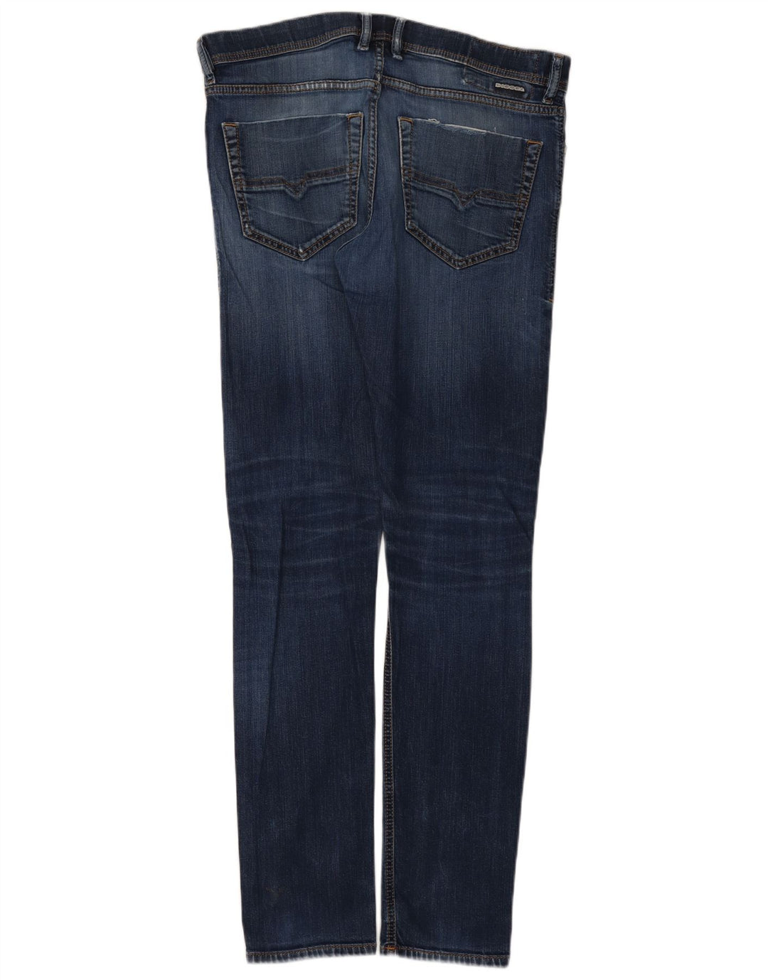 Diesel Uomo Tepphar Carrot Jeans Slim W32 L34 Cotone Blu
