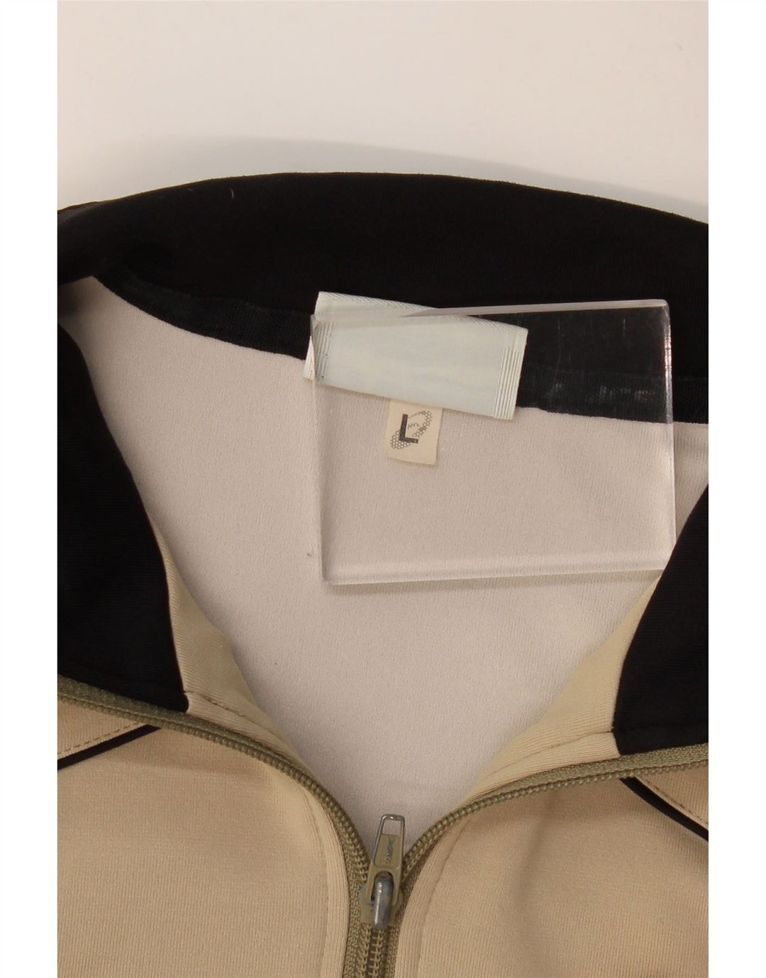 Giacca da tuta da donna ASICS UK 14 Large Beige Colourblock