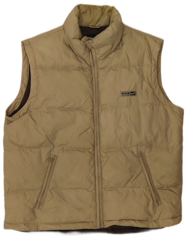 Gilet imbottito da uomo Gas UK 40 grande nylon kaki