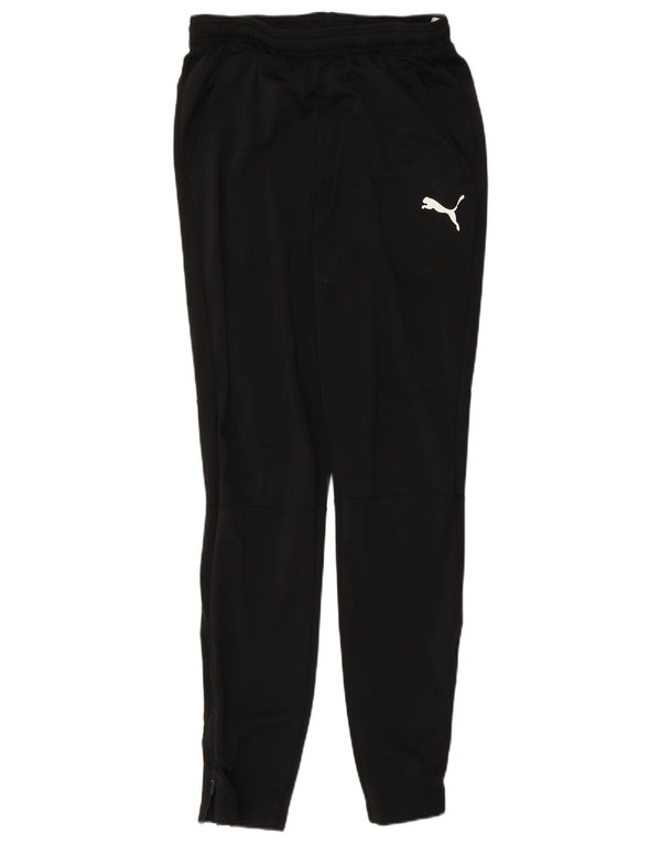 Pantaloni da tuta regolari da uomo Puma Joggers piccoli in poliestere nero
