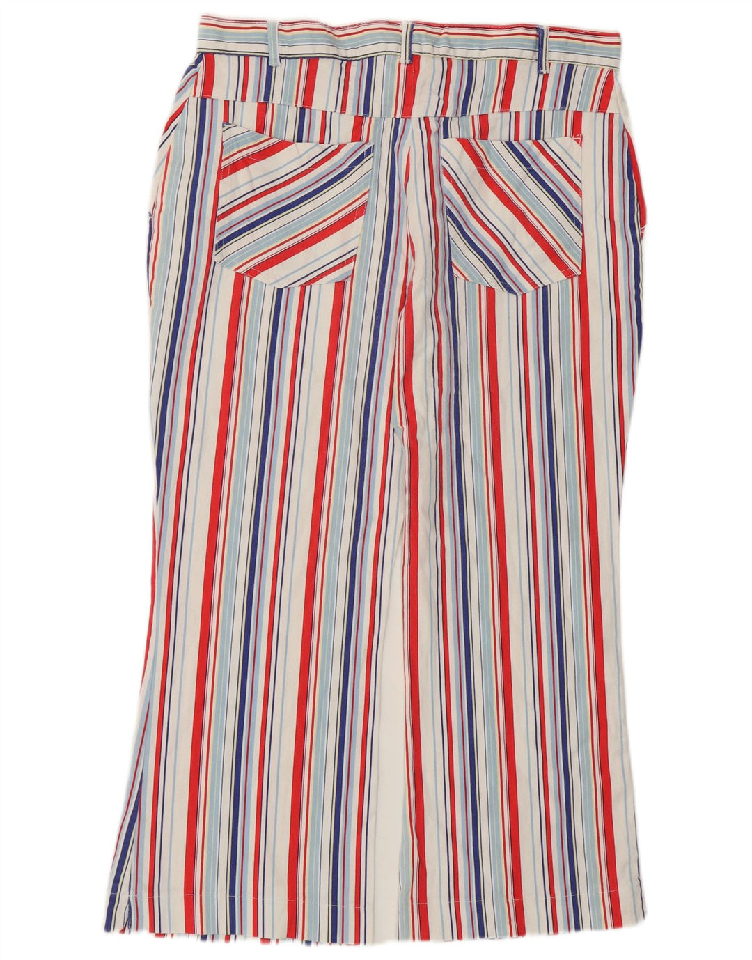 Pantaloni cropped da donna Giani Feroti medi W30 L23 a righe multicolori