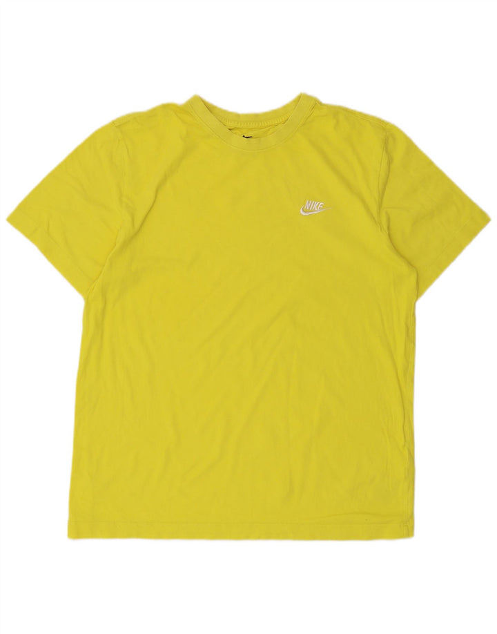 T-shirt da uomo Nike Top in cotone giallo medio