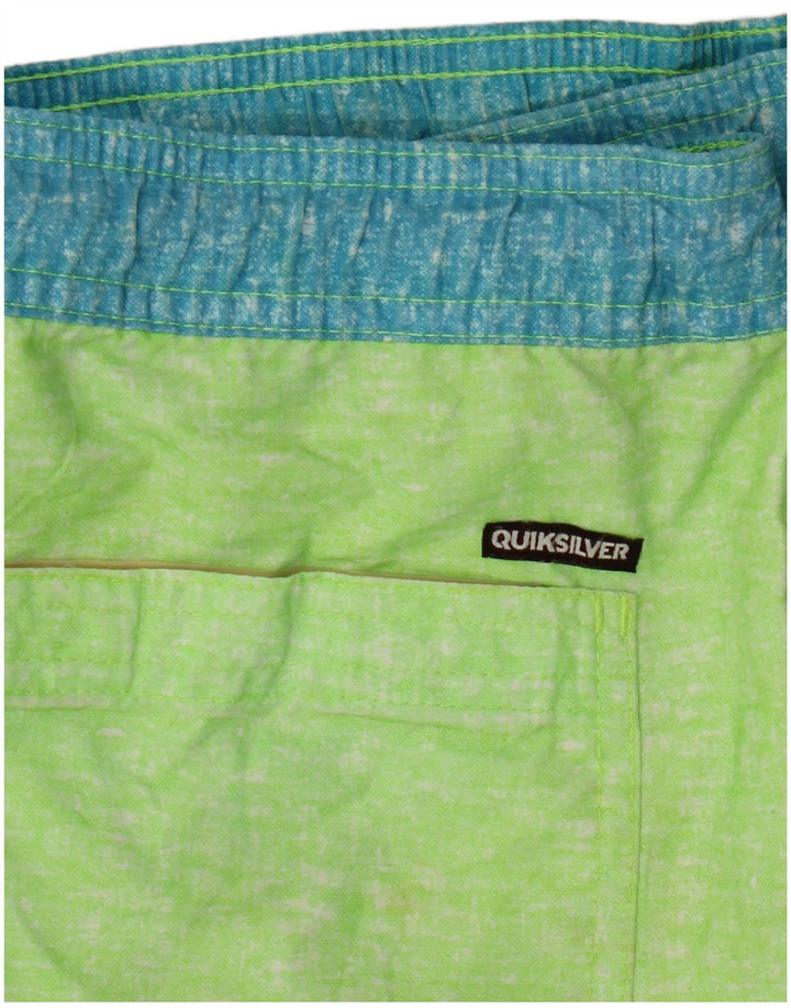 Pantaloncini da bagno da uomo Quiksilver Large Green Colourblock