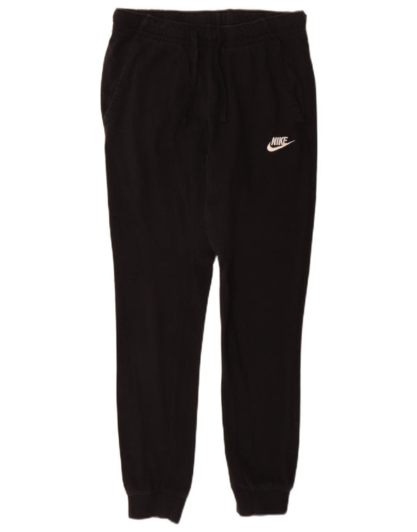 Pantaloni della tuta da donna Nike Joggers UK 6 XS cotone nero
