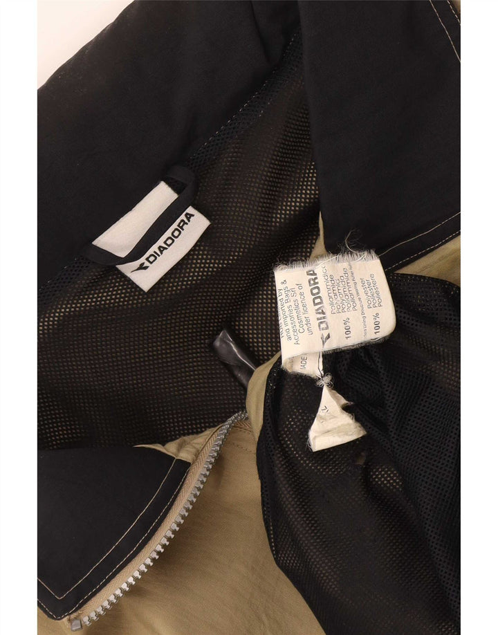 Giacca antipioggia da uomo Diadora UK 42 XL Beige Poliammide