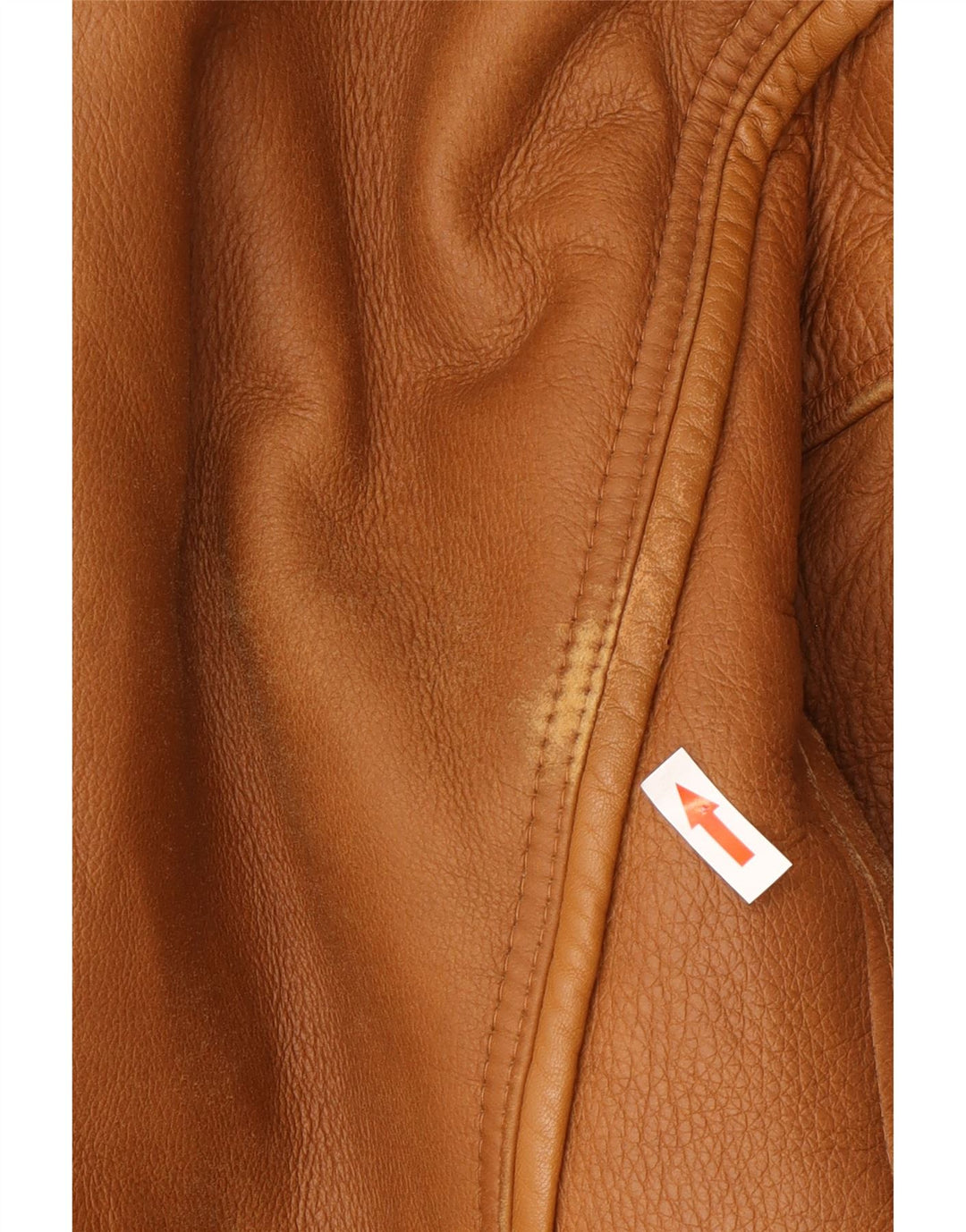 Giubbotto in shearling da uomo Vinci UK 40 grande in pelle marrone