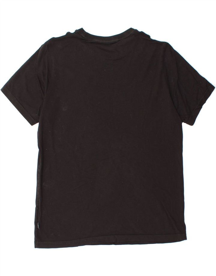 PUMA Mens Graphic T-Shirt Top Medium Black Cotton Vintage Puma and Second-Hand Puma from Messina Hembry 