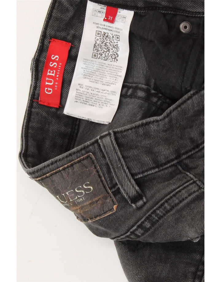 Jeans slim grafici da uomo Guess W31 L30 cotone grigio