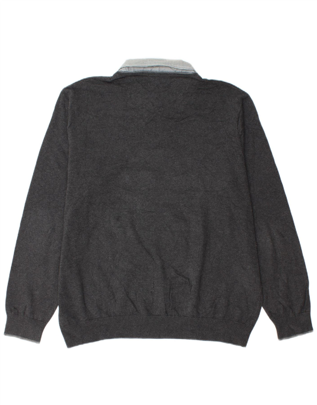 Maglione da uomo con scollo a V Marks & Spencer XL in cotone grigio