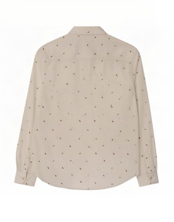 White Stuff Mens Classic Fit Shirt Large Spotted Cotton