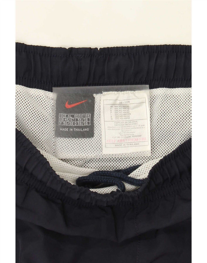 Pantaloncini sportivi Nike da uomo XL blu navy in poliestere