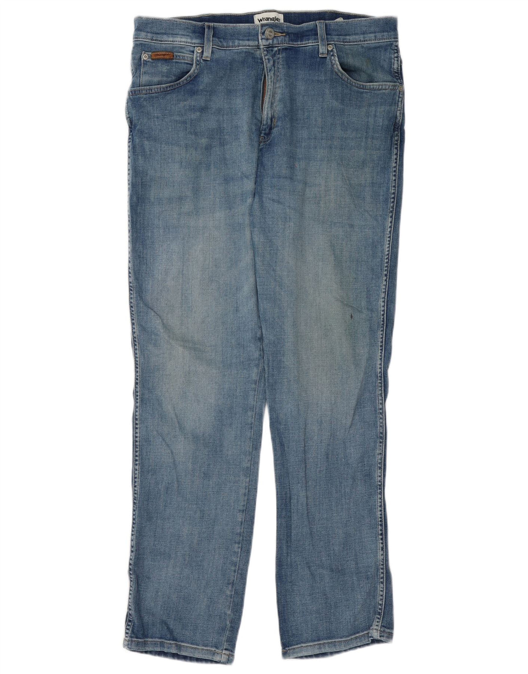 Jeans dritti da uomo Wrangler Texas W36 L30 cotone blu