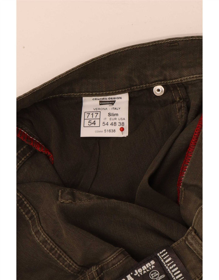 Carrera Uomo 717 Jeans slim W38 L34 Cotone kaki