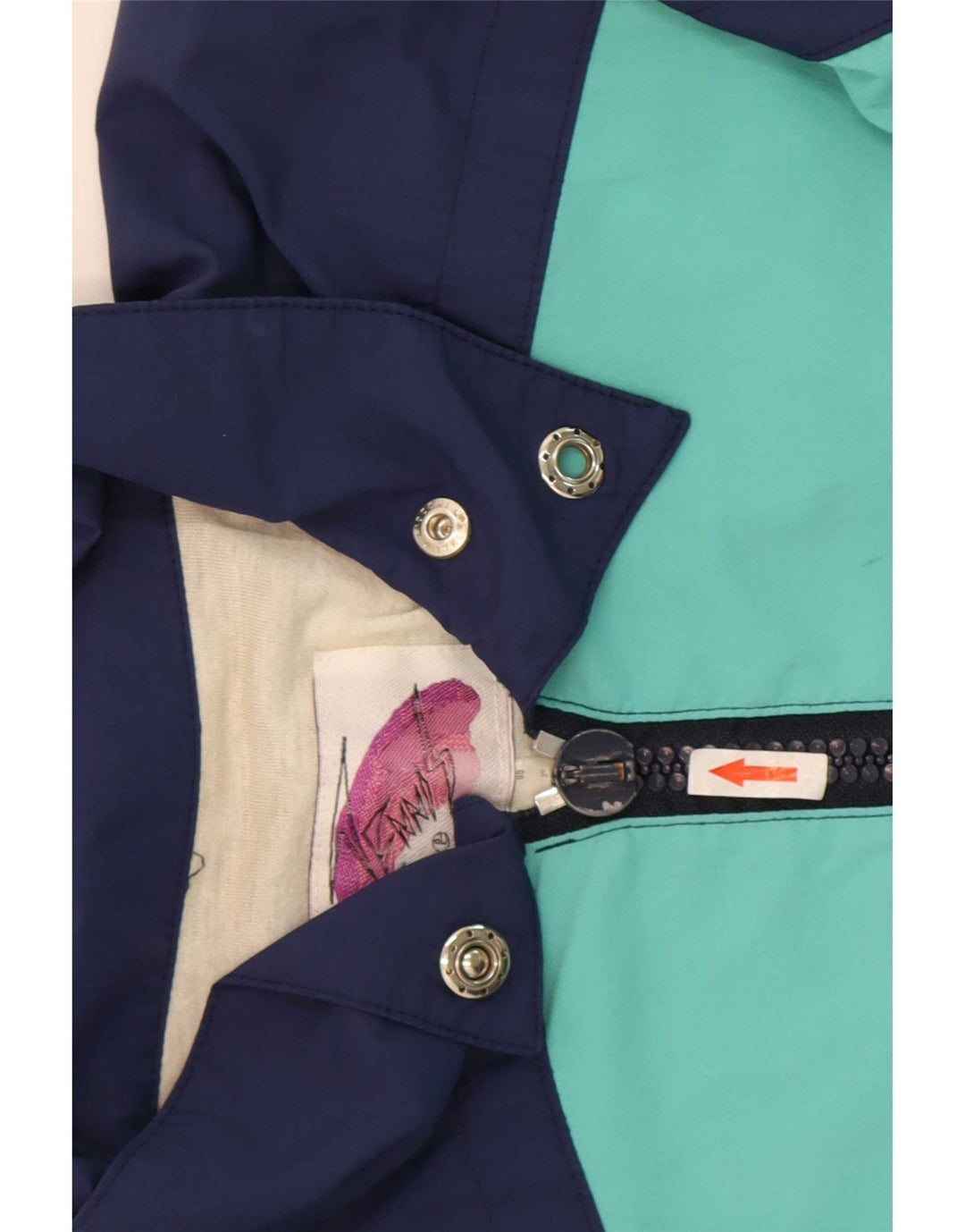 Giacca da tennis da donna Ellesse IT 46 Large Turchese retrò